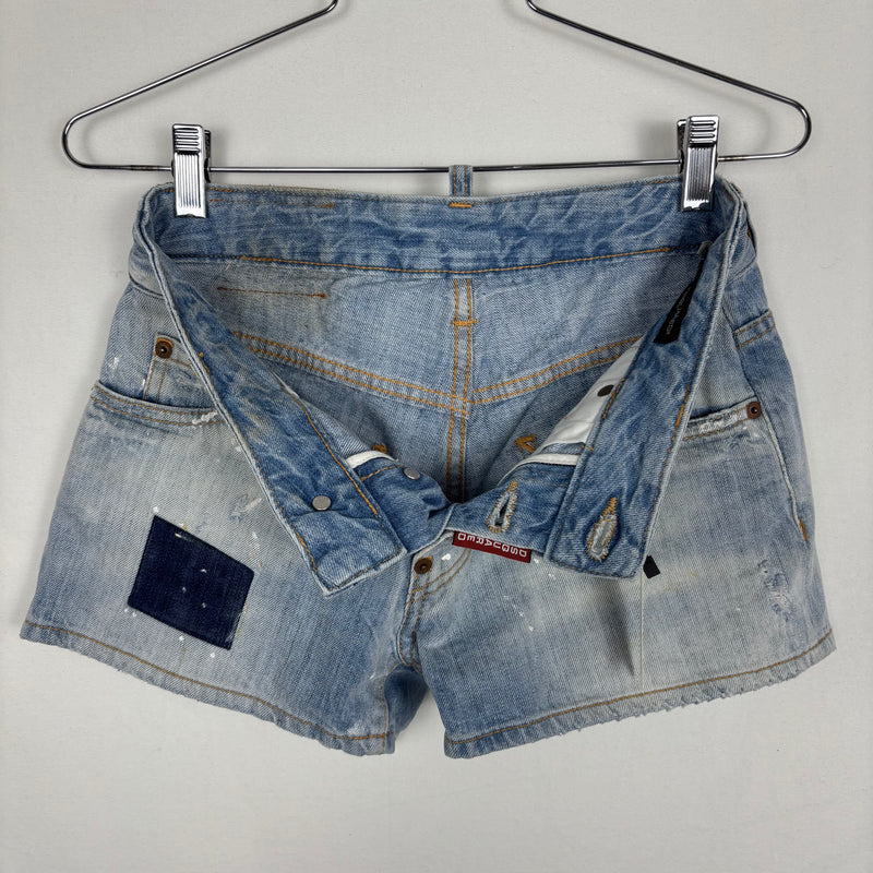 00s Dsquared Mini Jean Shorts