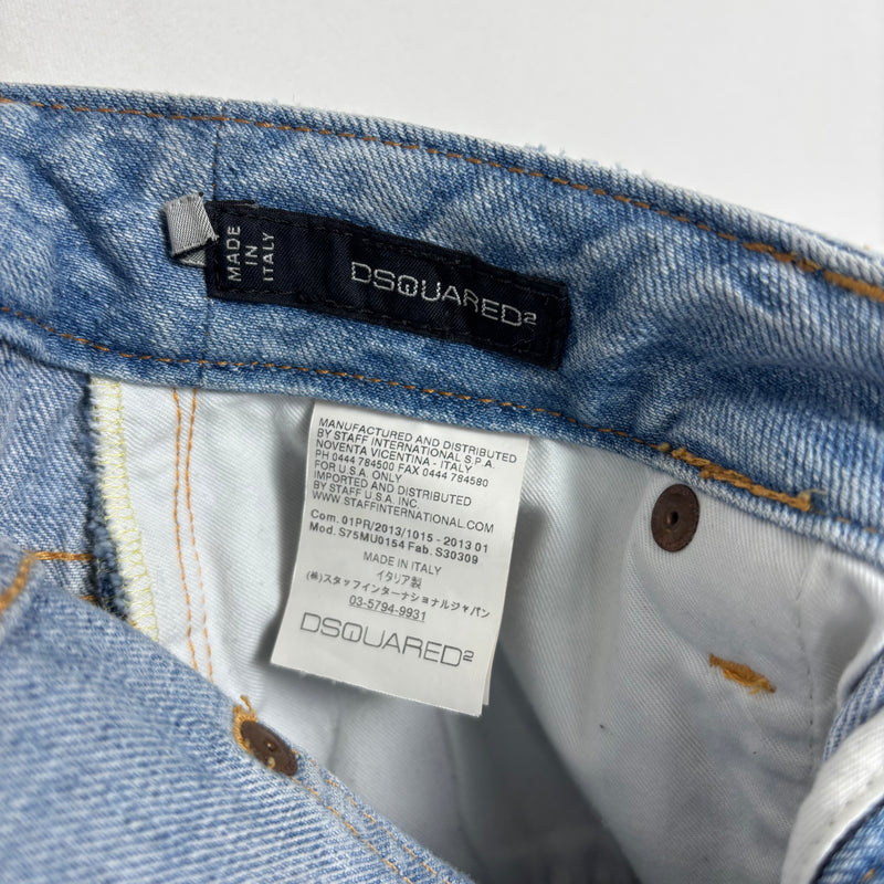 00s Dsquared Mini Jean Shorts