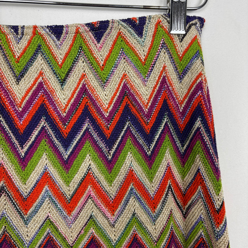 Missoni Zig Zag Stripe Knit Skirt