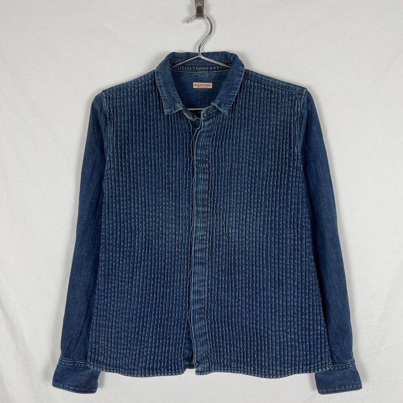 Kapital Pleated Button Up Shirt