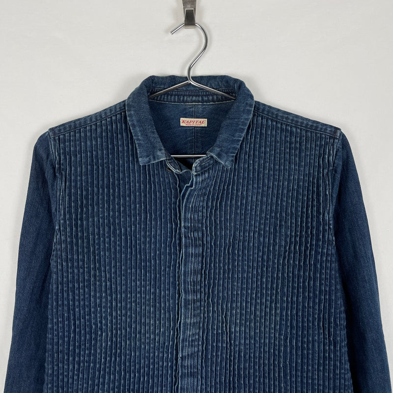 Kapital Pleated Button Up Shirt