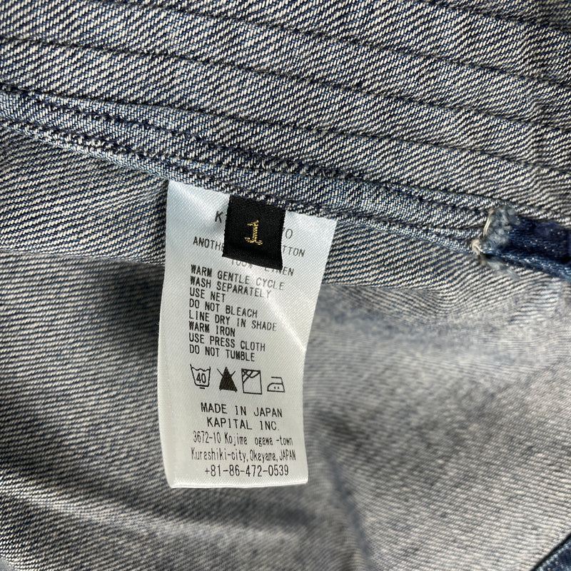 Kapital Pleated Button Up Shirt