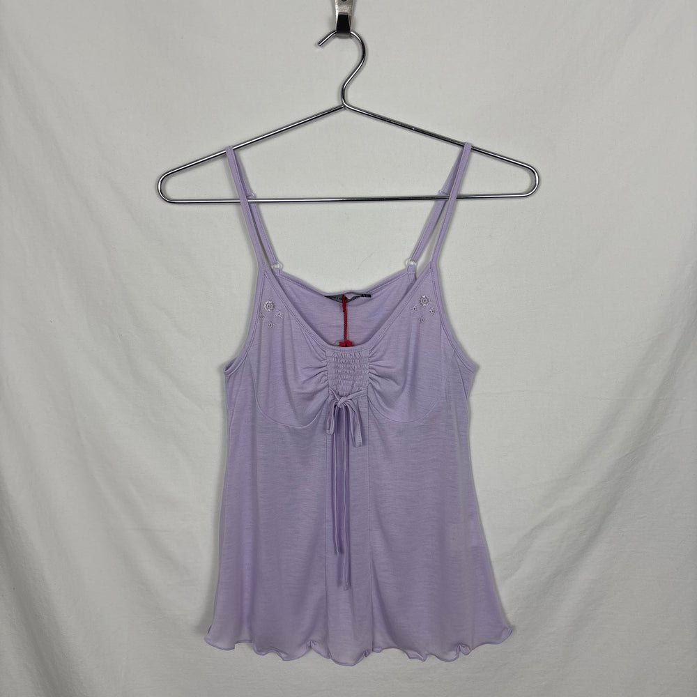 Marithé Francois Girbaud Scalloped Hem Camisole