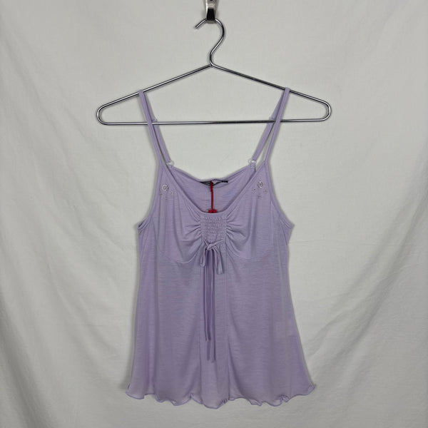 Marithé Francois Girbaud Scalloped Hem Camisole