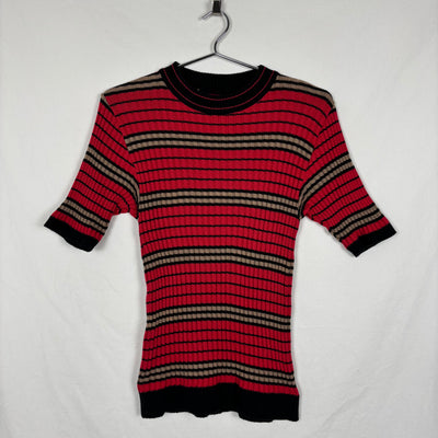 90s Katharine Hamnett Striped Ribbed T-Shirt