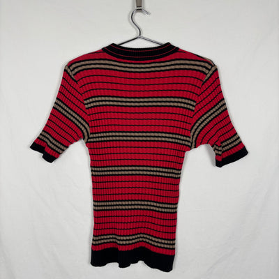 90s Katharine Hamnett Striped Ribbed T-Shirt