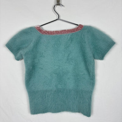 90s Blumarine Cropped Mohair Shirt