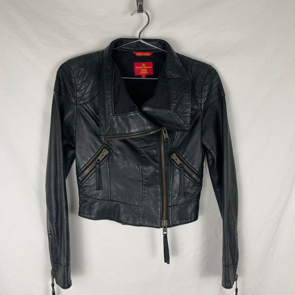 Vivienne Westwood Cropped Biker Jacket