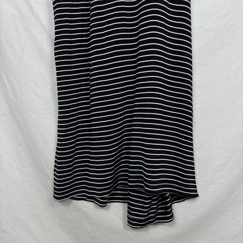Maison Margiela Striped Asymmetrical Maxi Dress
