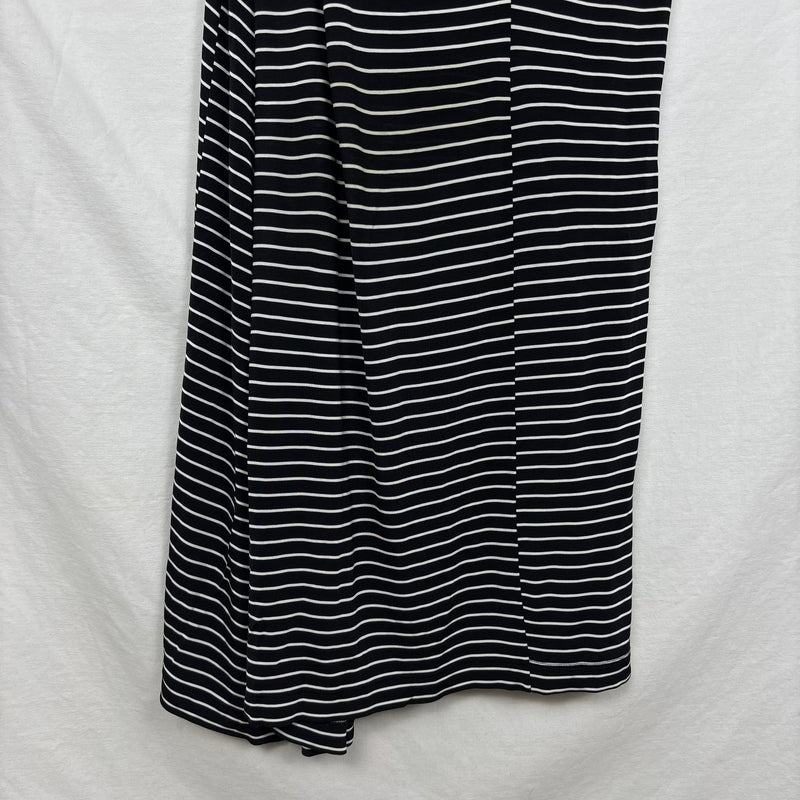 Maison Margiela Striped Asymmetrical Maxi Dress