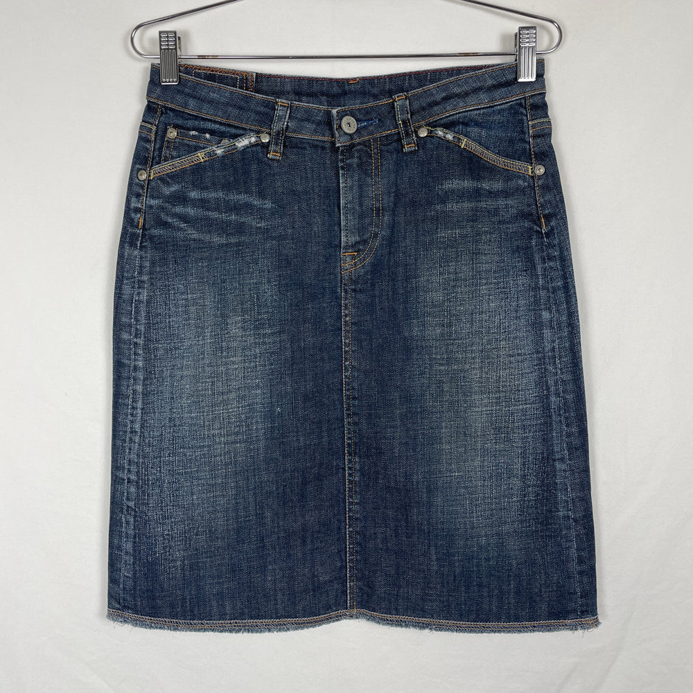 00s Marithe Francois & Girbaud Denim Pencil Skirt