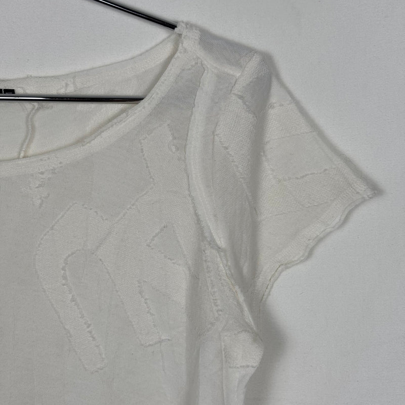 Marithé Francois Girbaud Logo Pattern Crop Top