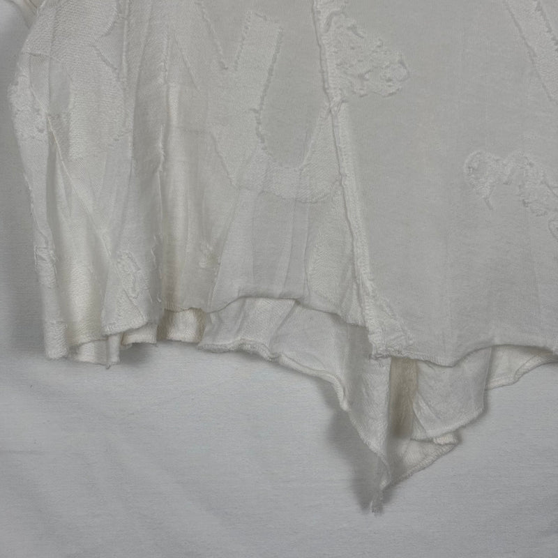 Marithé Francois Girbaud Logo Pattern Crop Top