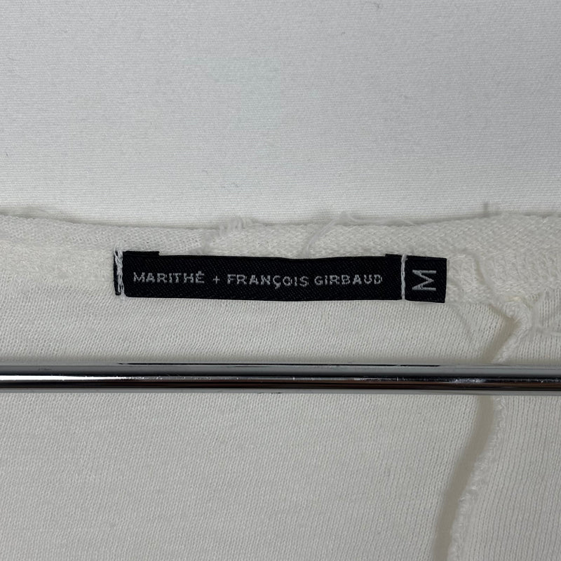 Marithé Francois Girbaud Logo Pattern Crop Top