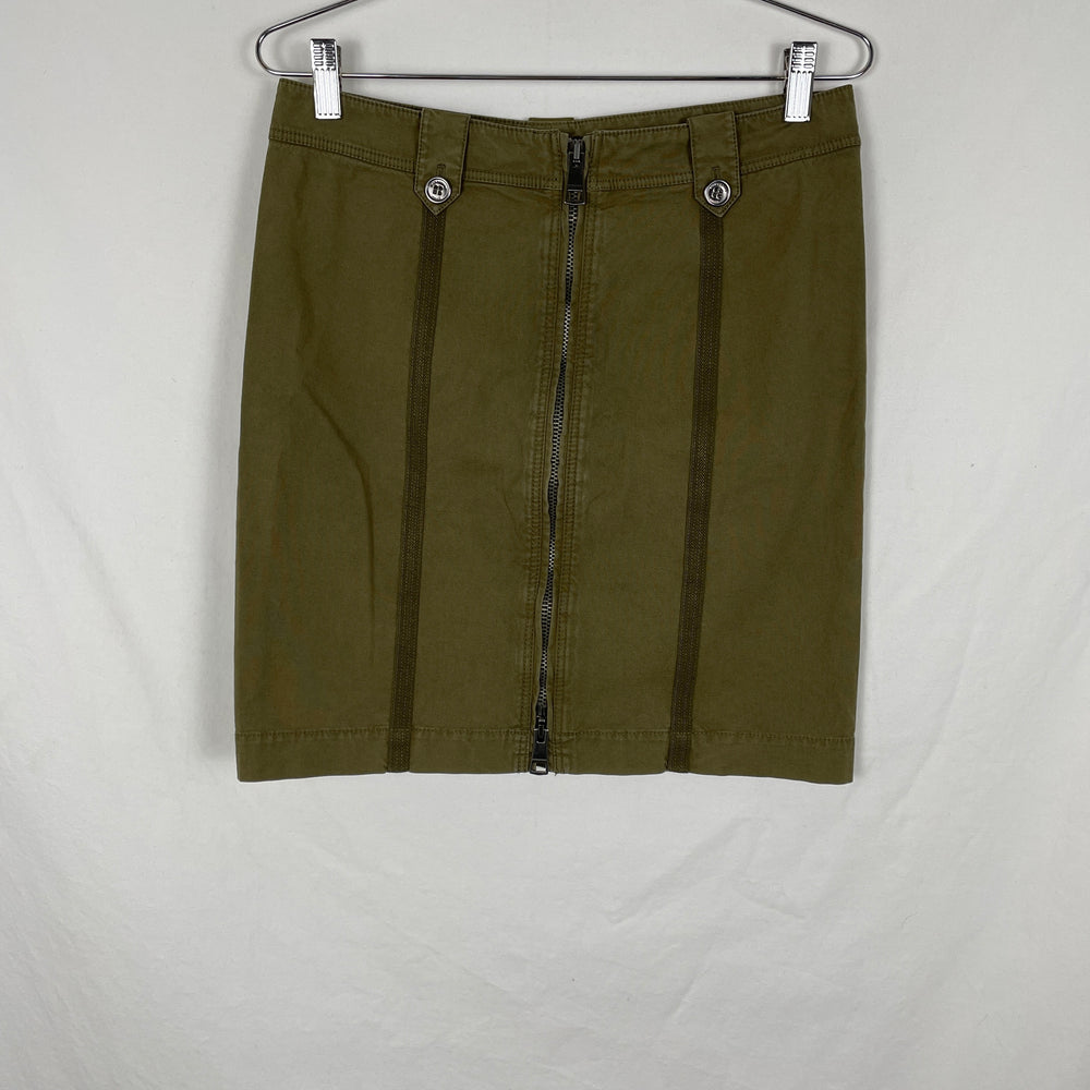 Burberry Military Zip Skirt