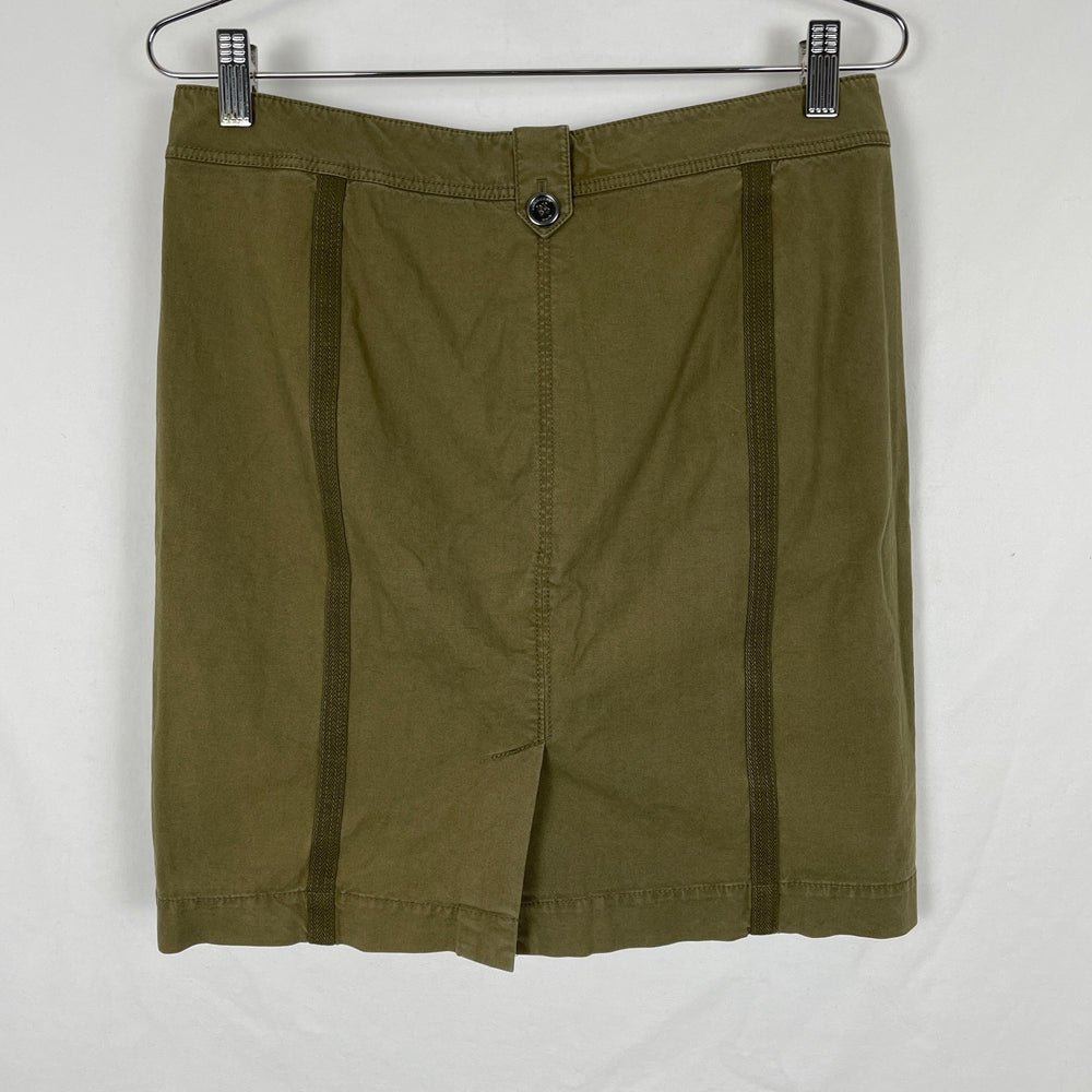 Burberry Military Zip Skirt