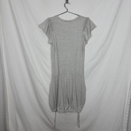 Marithé Francois Girbaud Braided Sleeves Tapered Midi Dress