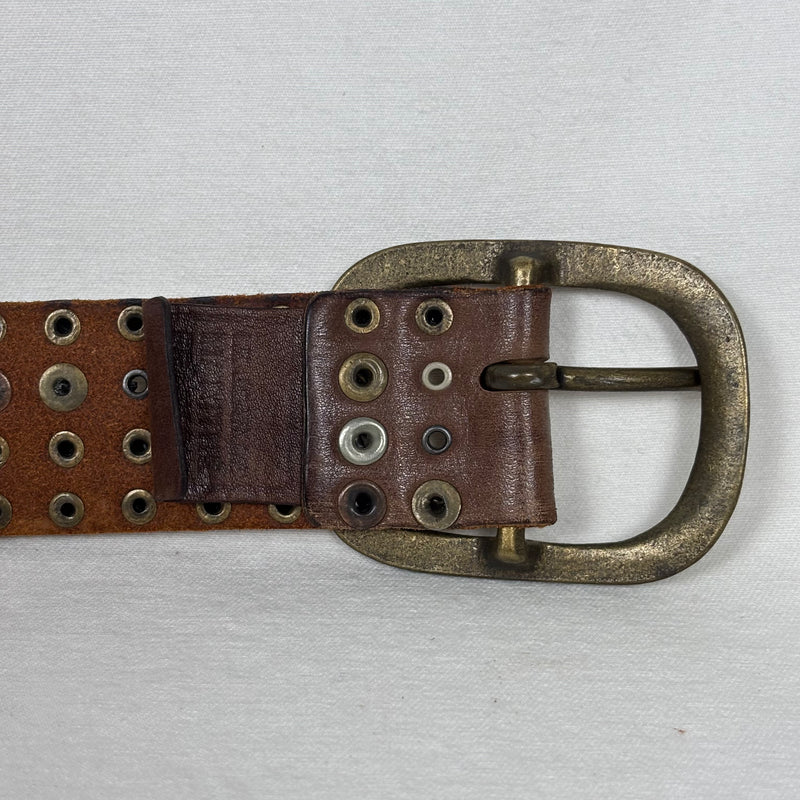 Marithé Francois Girbaud Studded Leather Belt