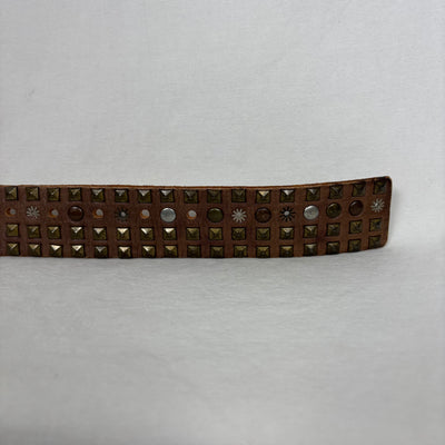 Marithé Francois Girbaud Studded Leather Belt