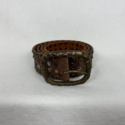 Marithé Francois Girbaud Studded Leather Belt