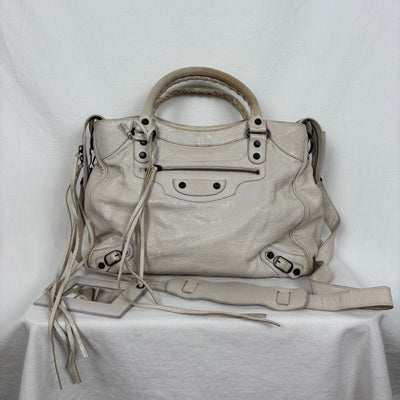 Balenciaga Leather Velo Handbag