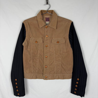 90s Jean Paul Gaultier Fabric Switching Trucker Jacket