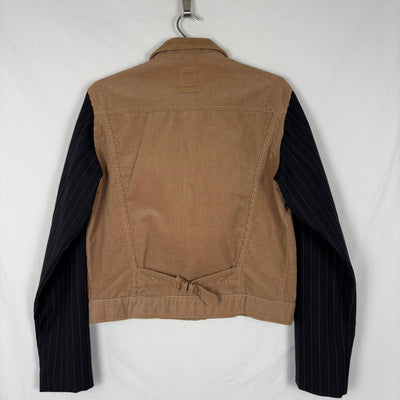 90s Jean Paul Gaultier Fabric Switching Trucker Jacket