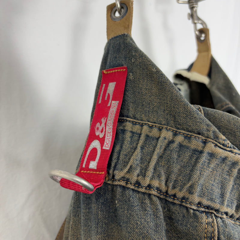 00s Dolce & Gabbana Denim Tote Bag