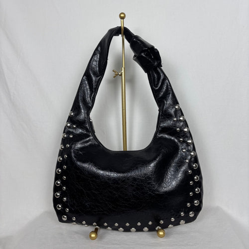 Rivet Underarm Crescent Bag