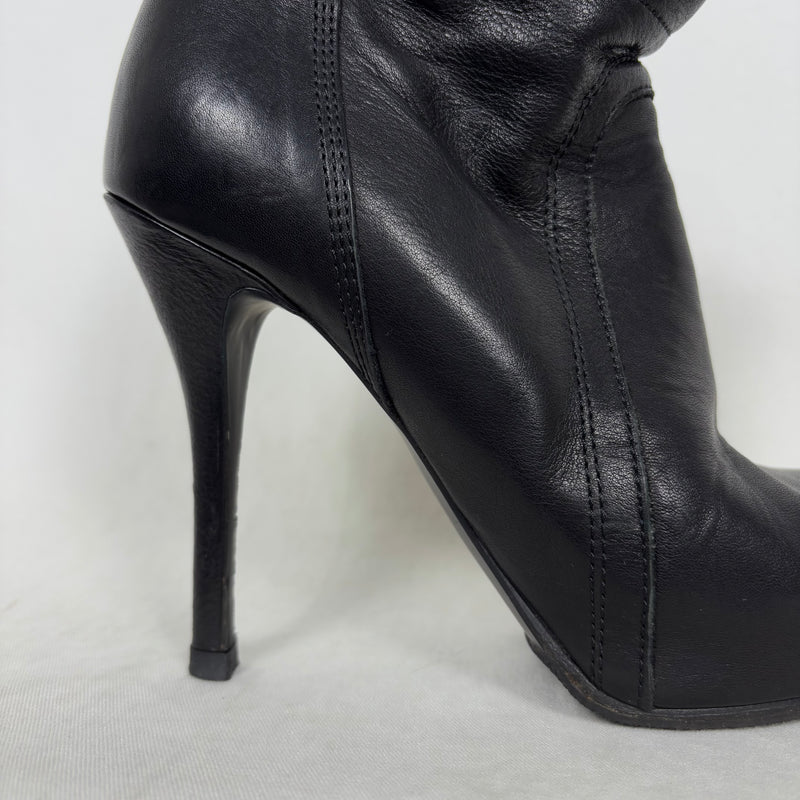 Rick Owens Stiletto Ankle Boots