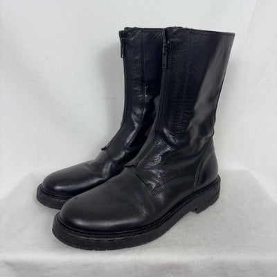 Ann Demeulemeester Leather Zip Up Combat Boots