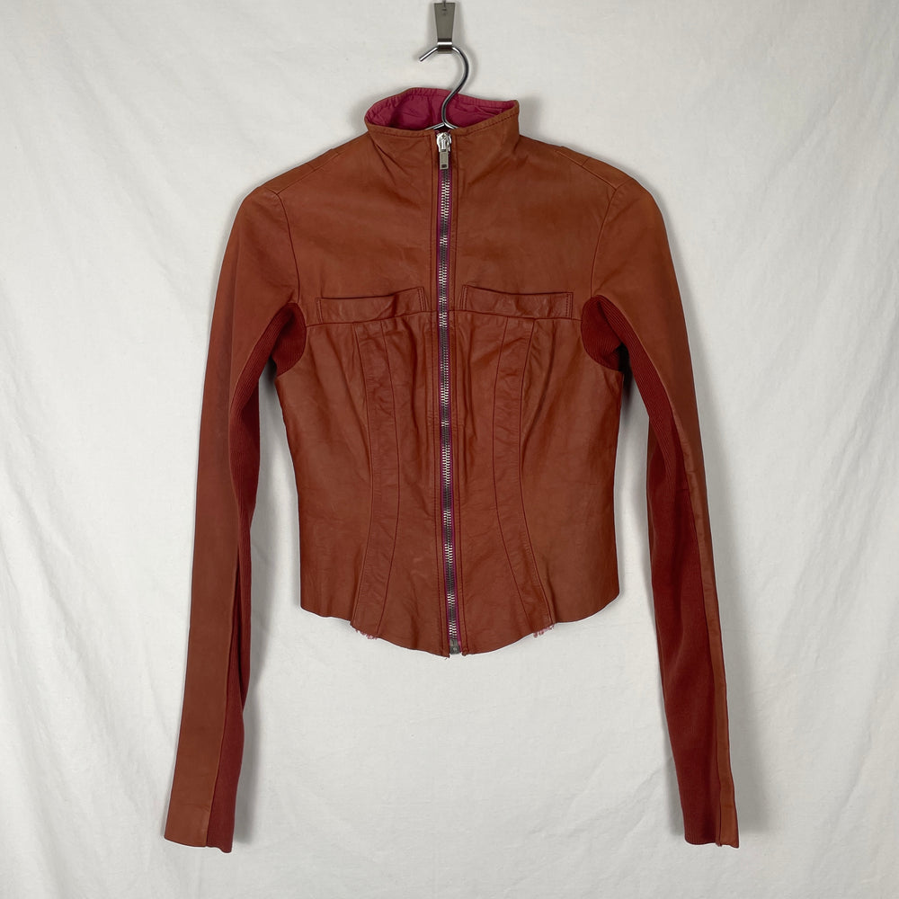 00s Rick Owens Olmar & Marita Era Leather Jacket