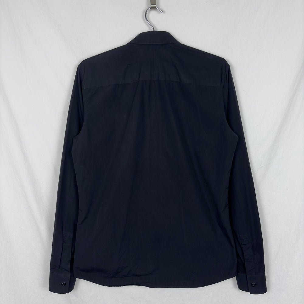 Givenchy Metal Collar Tip Button Up Shirt