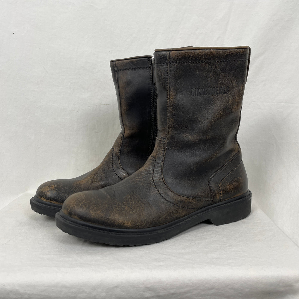 00s Dirk Bikkembergs Distressed Zip Boots