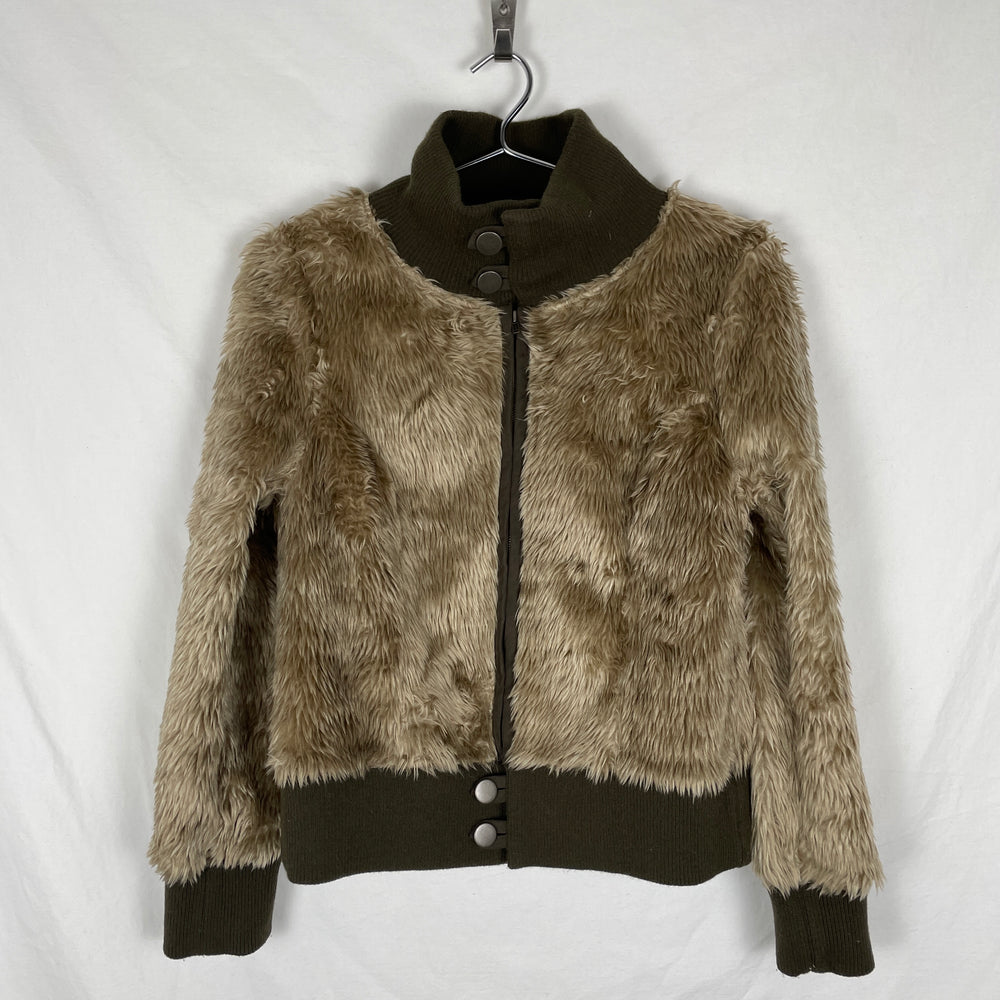 90s Abahouse Devinette 2in1 Fur Lined Military Jacket