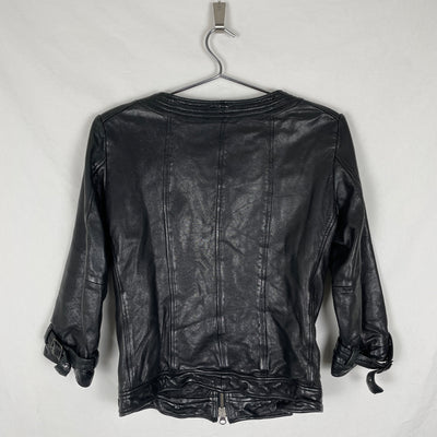 5351 Pour Les Femmes Leather Biker Jacket