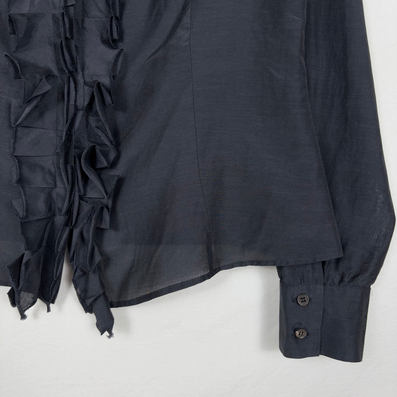 00s Miu Miu Ruffle Blouse