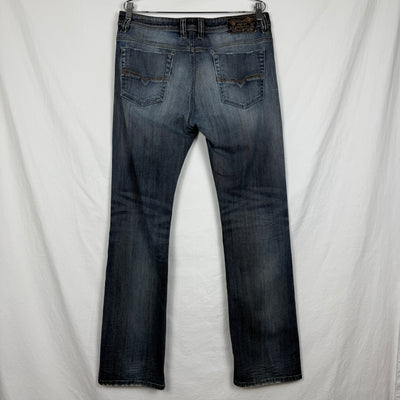 Diesel Industries Faded Indigo Straight Leg Jeans