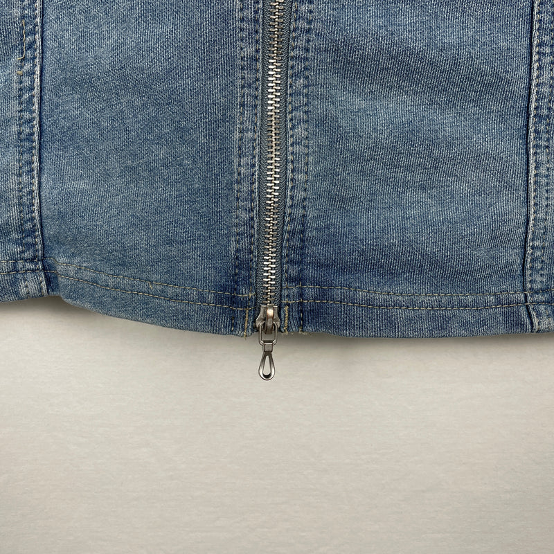 G.O.A Denim Zip Skirt