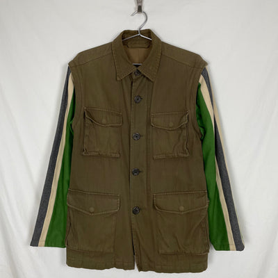 General Research Removable Sleeves Military Jacket