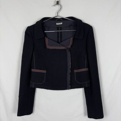 00s Miu Miu Cropped Wool Jacket