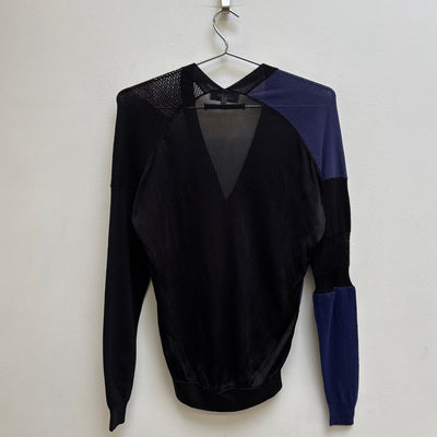 Jean Paul Gaultier Blocked Knit Cardigan