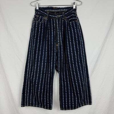 Kapital Spotted Wide Leg Trousers