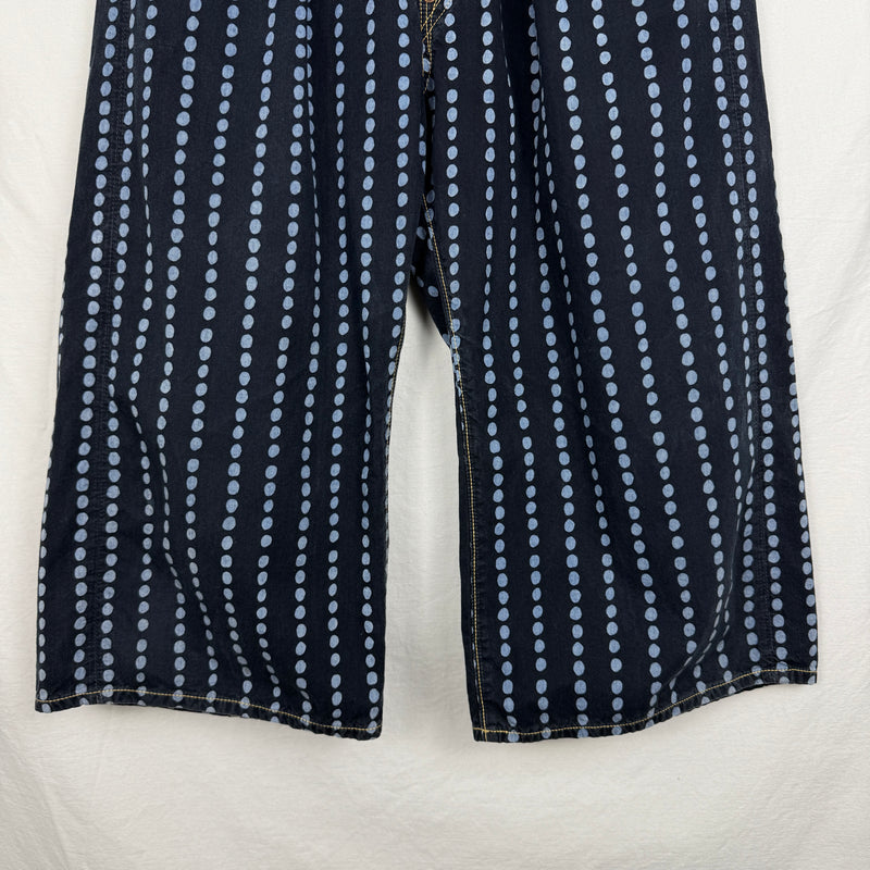 Kapital Spotted Wide Leg Trousers