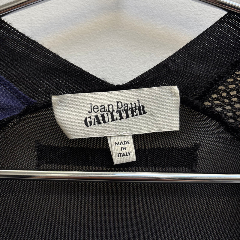 Jean Paul Gaultier Blocked Knit Cardigan