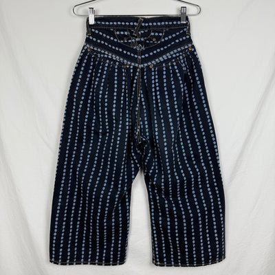 Kapital Spotted Wide Leg Trousers