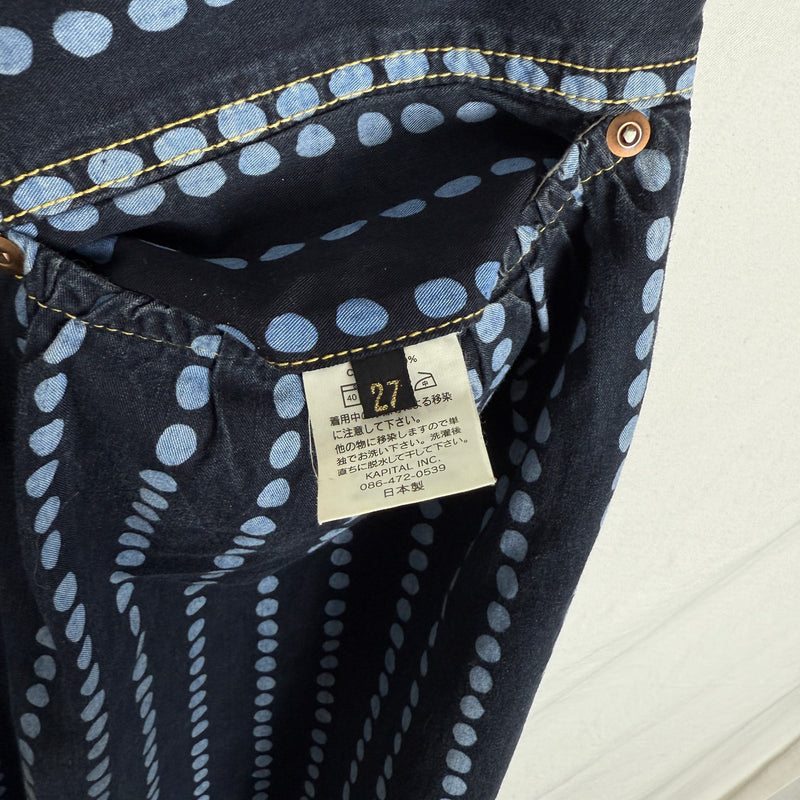 Kapital Spotted Wide Leg Trousers