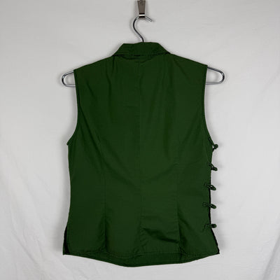 SS03 Miu Miu Knot Closure Sleeveless Blouse