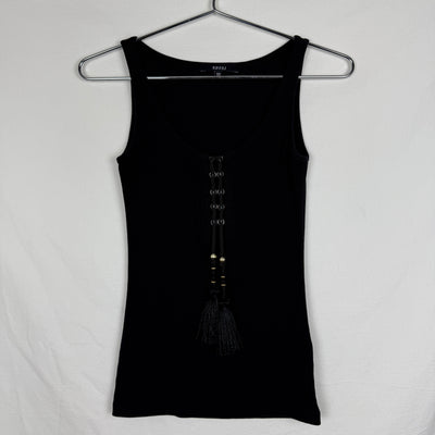 SS09 Gucci by Frida Giannini Tassel Tank Top