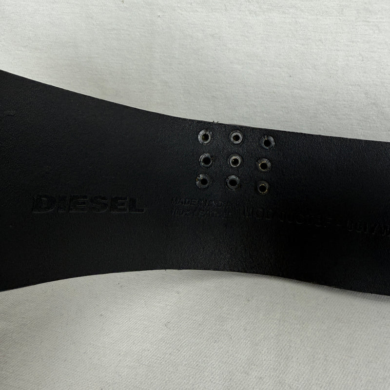 Diesel Studded Leather Waist Belt